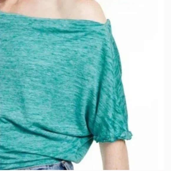 Free People We The Free Astrid Tee – Palm, Small - Picture 3 of 10